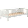 Bílá borovicová postel Vipack Fritz 90 x 200 cm