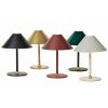 Zlatá plastová nabíjecí stolní LED lampa Halo Design Hygge 19,5 cm