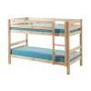 Borovicová dvoupatrová postel Vipack Pino 90 x 200 cm