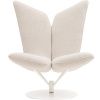 Béžové látkové křeslo Softline Angel