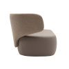 Hnědá látková trojmístná pohovka Softline Basel 212 cm