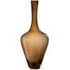 Jantarově hnědá skleněná váza J-Line Omar 70,5 cm