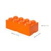 Oranžový úložný box LEGO® Smart 25 x 50 cm