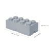 Světle šedý úložný box LEGO® Smart 25 x 50 cm