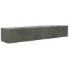 Hnědo šedá mramorová nástěnná police AUDO PLINTH 60 cm