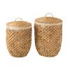 Set dvou košů na prádlo z přírodních vláken J-line Lando 54/60 cm