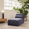 Tmavě modrá látková lenoška Kave Home Neom 152 cm -fv-interier-25