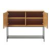 Dubová komoda Kave Home Vedrana 98 x 40 cm