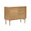 Dubová komoda Kave Home Lenon 105 x 45 cm