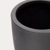 Černý cementový zahradní květináč Kave Home Aiguablava Ø 39 cm -fv-interier-25