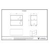 Bílá borovicová knihovna Vipack Pino 71,8 x 85,5 cm