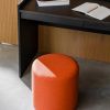 Oranžový vlněný puf Folk 40 cm -fv-interier-25