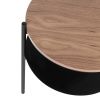 Ořechový odkládací stolek Tu 40 cm -fv-interier-25