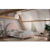 Růžová bouclé postel Vipack Moon 140 x 200 cm -fv-interier-25