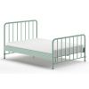 Olivově zelená kovová postel Vipack Bronxx 140 x 200 cm -fv-interier-25