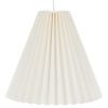 Bílé papírové stínidlo J-line Dine 36 cm