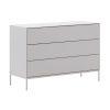 Bílá lakovaná komoda Kave Home Vedrana 110 x 40 cm