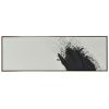 Černobílý abstraktní obraz Miotto Isania Light 150 x 50 cm