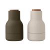 Set dvou zeleno béžových silikonových mlýnků na sůl a pepř AUDO GRINDER 10,5 cm