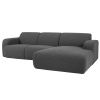 Bouclé rohová pohovka Lola 250 cm, pravá