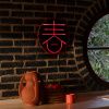 Červená nástěnná LED dekorace DUTCHBONE SPRING 35 cm -fv-interier-25