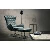 Tmavě zelené kožené lounge křeslo FLEXLUX SINI -fv-interier-25