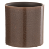Hnědý keramický květináč J-line Bore Ø 14,5 cm