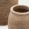 Set dvou přírodních zahradních květináčů Kave Home Llonga Ø 32/54 cm -fv-interier-25Set dvou přírodních zahradních květináčů Kave Home Llonga Ø 32/54 cm