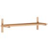 Dubová modulární police Kave Home Sitra 28 x 110 cm