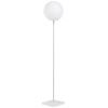 Bílá plastová solární stojací LED lampa Kave Home Dinesh 120 cm