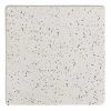 Bílý terrazzo zahradní stolek Kave Home Saura 48 x 48 cm
