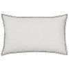 Bílý povlak na polštář Kave Home Sinet 50 x 30 cm