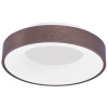 Hnědé stropní LED světlo Nova Luce Rando Thin 38 cm