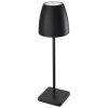 Černá kovová nabíjecí stolní LED lampa Nova Luce Colt M