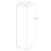 Bílý kovový stojan na toaletní papír Yamazaki Tower 38 cm