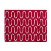 Červeno-modrý pléd Swirl 200 x 150 cm