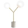 Bílá stolní lampa Angel Cerdá No. 8050