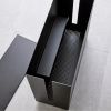 Černý kovový pojízdný box na kabely Yamazaki Tower 34,5 cm -fv-interier-25
