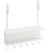 Bílý kovový organizér na kabely Yamazaki Smart 43 x 11,5 cm