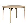 Dubový kulatý jídelní stůl DAN-FORM Paragon 122 cm