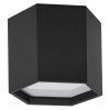 Černé kovové stropní LED světlo Nova Luce Samba II. 25 cm