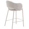 Béžová čalouněná barová židle Kave Home Maina 65 cm