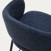 Modrá čalouněná barová židle Kave Home Maina 65 cm -fv-interier-25