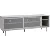 Kovový TV stolek Veep 160 x 45 cm