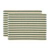 Set dvou zelených prostírání Stripe 48 x 33 cm