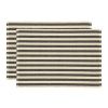Set dvou šedých prostírání Stripe 48 x 33 cm