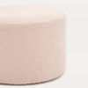 Růžový bouclé taburet Kave Home Kaeli 60 cm -fv-interier-25