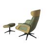 431098 5 zelene kozene lounge kreslo flexlux clement medium iv