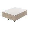 Béžová čalouněná postel boxspring KANAI 200 x 200 cm -fv-interier-25