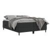 Antracitově šedá čalouněná postel boxspring MALTE 160 x 200 cm